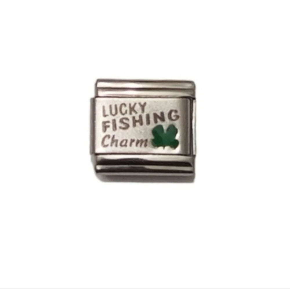 Charmlink Lucky Fishing  DIY Personalized‎ Composable Italian Charm Bracelet